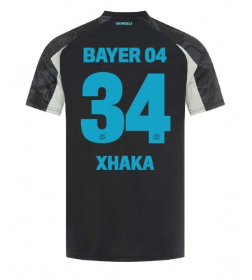 Bayer Leverkusen Granit Xhaka #34 Tercera Equipación 2024-25 Manga Corta